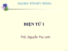 GIÁO TRÌNH ĐIỆN TỬ 1