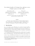 Báo cáo toán học: "New inﬁnite families of 3-designs from algebraic curves of higher genus over ﬁnite ﬁelds"