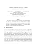 Báo cáo toán học: "Arranging numbers on circles to reach maximum total variation"