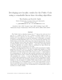 Báo cáo toán học: "Developing new locality results for the Pr¨fer Code u using a remarkable linear-time decoding algorithm"