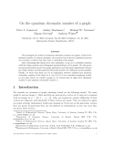 Báo cáo tin học: "On the quantum chromatic number of a graph"