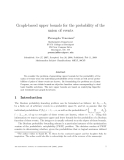 Báo cáo tin học: "Graph-based upper bounds for the probability of the union of events"