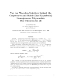 Báo cáo toán học: "Van der Waerden/Schrijver-Valiant like Conjectures and Stable (aka Hyperbolic) Homogeneous Polynomials: One Theorem for all"