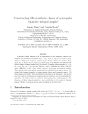 Báo cáo toán học: " Constructing ﬁfteen inﬁnite classes of nonregular bipartite integral graphs"