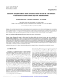 Báo cáo lâm nghiệp: "Infrared images of heat ﬁelds around a linear heater in tree trunks: what can be learned about sap ﬂow measuremen"