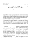 Báo cáo lâm nghiệp: " Fungi associated with Tomicus piniperda in Poland and assessment of their virulence using Scots pine seedlings"