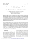 Báo cáo lâm nghiệp: "An analysis of ecophysiological responses to drought in American Chestnut"