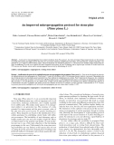 Báo cáo lâm nghiệp: "An improved micropropagation protocol for stone pine (Pinus pinea L.)"
