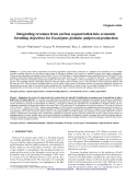 Báo cáo lâm nghiệp: "Integrating revenues from carbon sequestration into economic breeding objectives for Eucalyptus globulus pulpwood production"