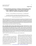 Báo cáo lâm nghiệp: "Growth, allocation and leaf gas exchanges of hybrid poplar plants in their establishment phase on previously forested sites: eﬀect of diﬀerent vegetation"