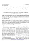 Báo cáo lâm nghiệp: "Germination response of alder and birch seeds to applied gibberellic acid and priming treatments in combination with chilling"