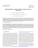 Báo cáo lâm nghiệp: "Radial distribution of sap ﬂux density in trunks of a mature beech stand"