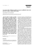 Báo cáo khoa học: "Assessment of the California mastitis test usage in smallholder dairy herds and risk of violative antimicrobial residues"