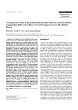 Báo cáo khoa học: " A comparative study of gastrointestinal parasites between ranched and free ranging Burchell's zebra (Equus burchelli antiquorum) in Isiolo district, Kenya"