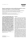 Báo cáo khoa học: " Exposure to genistein does not adversely affect the reproductive system in adult male mice adapted to a soy-based commercial diet"