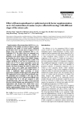 Báo cáo khoa học: "Effect of β -mercaptoethanol or epidermal growth factor supplementation on in vitro maturation of canine oocytes collected from dogs with different stages of the estrus cycle"