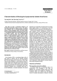 Báo cáo khoa học: "Characterization of Brachyspira hyodysenteriae isolates from Korea"