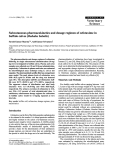 Báo cáo khoa học: " Subcutaneous pharmacokinetics and dosage regimen of cefotaxime in buffalo calves (Bubalus bubalis)"