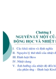 CHƯƠNG 1: NGUYÊN LÝ 1 CỦA NHIỆT ĐỘNG HỌC VÀ NHIỆT HÓA HỌC