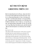 KẺ TRUYỀN BỆNH GREENING TRÊN CÂY 