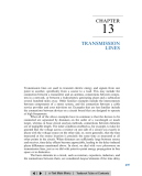 CHAPTER13: TRANSMISSION LINES