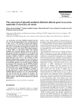 Báo cáo khoa học: "The expression of plasmid mediated afimbrial adhesin genes in an avian septicemic Escherichia coli strain"