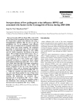 Báo cáo khoa học: " Seroprevalence of low pathogenic avian influenza (H9N2) and associated risk factors in the Gyeonggi-do of Korea during 2005-2006"