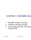 Chương 1 : Khái niệm chung về cầu dầm thép