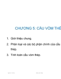 Chương 5 : Cầu vòm thép