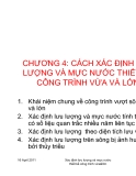  Thủy văn cầu cống - Chương 4