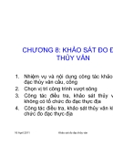 Thủy văn cầu cống - Chương 8