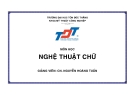 NGHỆ THUẬT CHỮ