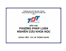 PHƯƠNG PHÁP LUẬN NGHIÊN CỨU KHOA HỌC