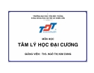 Giáo trình tâm lý học đại cương - Ngô Thị Kim Dung