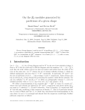 Báo cáo toán học: "On the Sn-modules generated by partitions of a given shape"