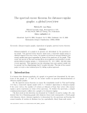 Báo cáo toán học: "The spectral excess theorem for distance-regular graphs: a global (over)view"