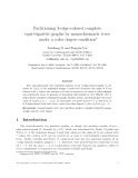 Báo cáo toán học: "Partitioning 3-edge-colored complete equi-bipartite graphs by monochromatic trees under a color degree condition"