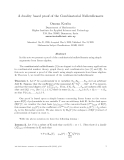 Báo cáo toán học: "A duality based proof of the Combinatorial Nullstellensatz Omran Kouba"