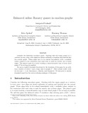 Báo cáo toán học: "Balanced online Ramsey games in random graphs"