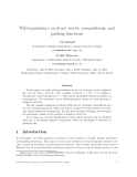 Báo cáo toán học: "Wilf-equivalence on k-ary words, compositions, and parking functions"