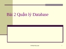  Quản lý Database