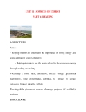 Giáo án Tiếng Anh lớp 11: UNIT 11 SOURCES OF ENERG-READING