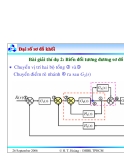 Bài giảng lý thuyết điều khiển tự động - Mô hình toán học, hệ thống điều khiển liên tục part 6