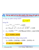 Bài giảng lý thuyết điều khiển tự động - Phân tích và thiết kế hệ thống điều khiển rời rạc part 9