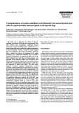 Báo cáo khoa học: "Transplantation of canine umbilical cord blood-derived mesenchymal stem cells in experimentally induced spinal cord injured dogs"