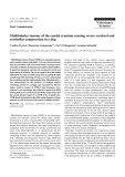 Báo cáo khoa học: " Multilobular tumour of the caudal cranium causing severe cerebral and cerebellar compression in a dog"