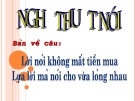 Tầm quan trọng của lời nòi - và cách truyền đạt 