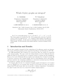 Báo cáo toán hoc:"Which Cayley graphs are integral"