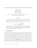 Báo cáo toán học: "Entrywise Bounds for Eigenvectors of Random Graphs"