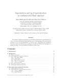 Báo cáo toán học: "Superization and (q, t)-specialization in combinatorial Hopf algebras"
